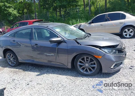 2021 Honda Civic Ex-L from USA, damaged, VIN 2HGFC1F7XMH704169
